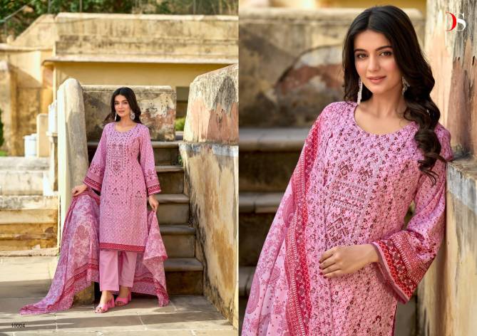 Bin Saeed 10 By Deepsy Suits Embroidery Cotton Pakistani Suit Wholesalers In Delhi